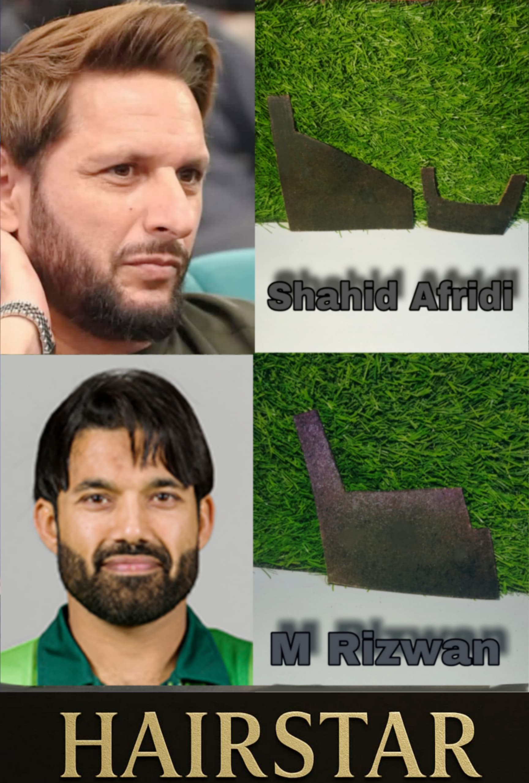 Shahid Afridi & M Rizwan Beard Shaper